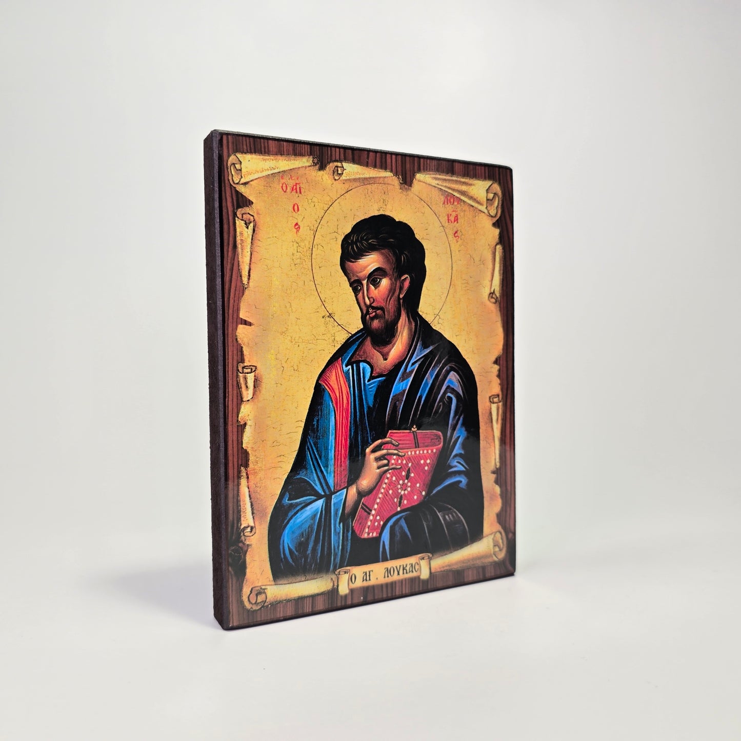 Saint Luke the Evangelist Byzantine Icon – Made in Greece