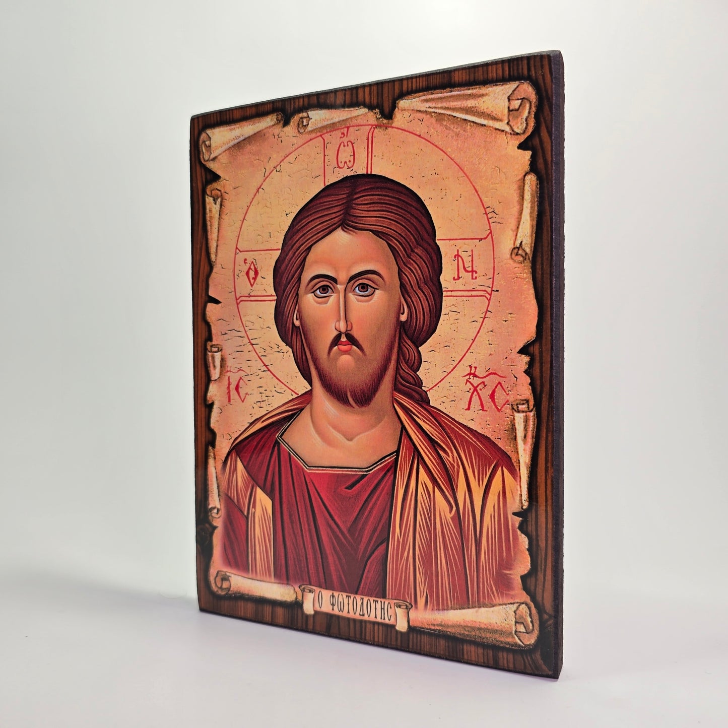 Jesus Christ the Light-Giver Byzantine Icon – Made in Greece