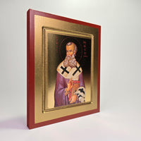 Saint Athanasios the Great Byzantine Icon – Made in Greece