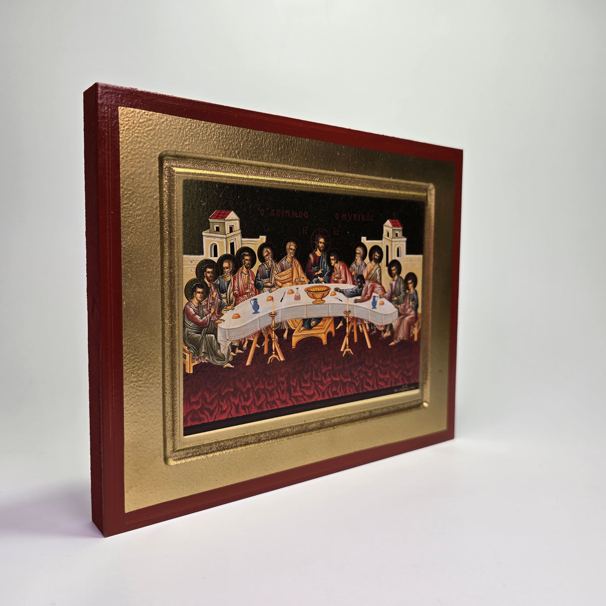 The Last Supper Byzantine Icon – Handcrafted in Greece, Mount Athos