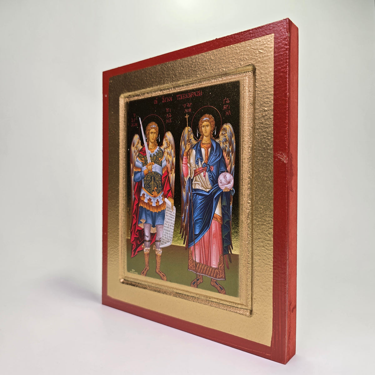 Archangels Michael & Gabriel Byzantine Icon – Made in Greece