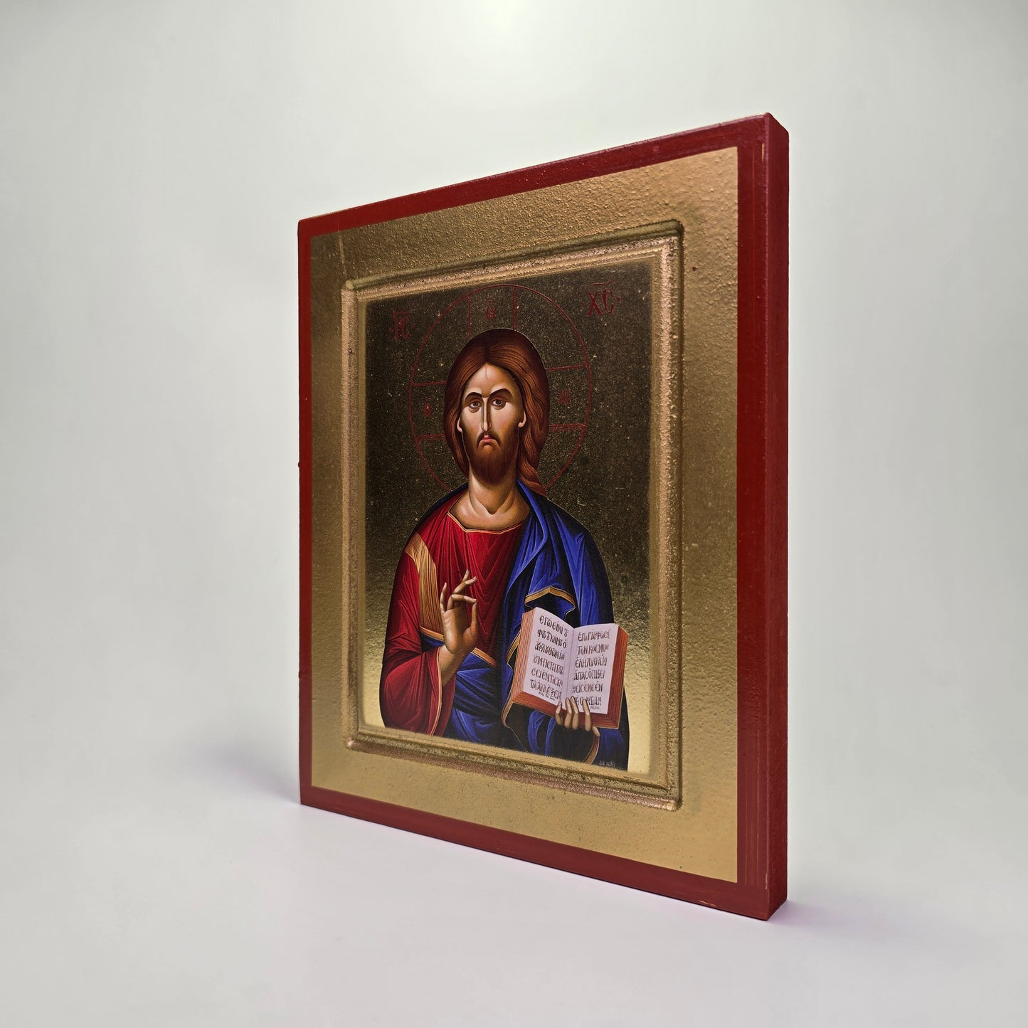 Jesus Christ the Pantocrator Byzantine Icon – Made in Greece