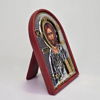 Jesus Christ the Pantocrator Silver & Gold-Plated Icon