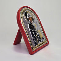 Saint Spyridon Silver & Gold-Plated Icon