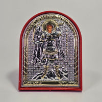 Archangel Michael Silver & Gold-Plated Icon