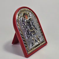 Archangel Michael Silver & Gold-Plated Icon