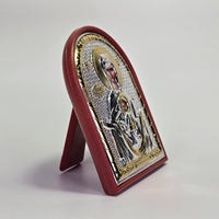 Theotokos “Our Lady of the Sign” Silver & Gold-Plated Icon
