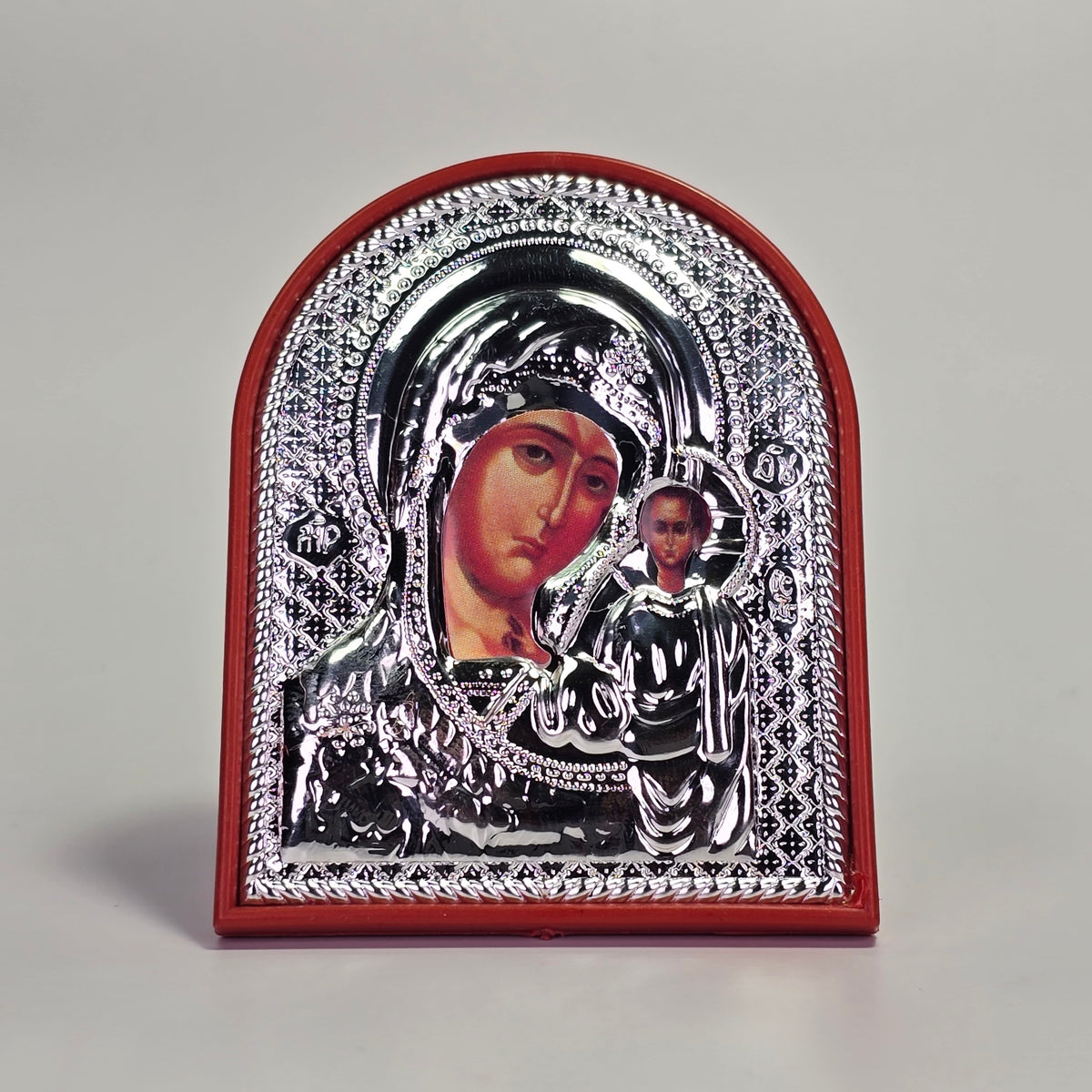Mother of God Vladimirskaya Silver & Gold-Plated Icon