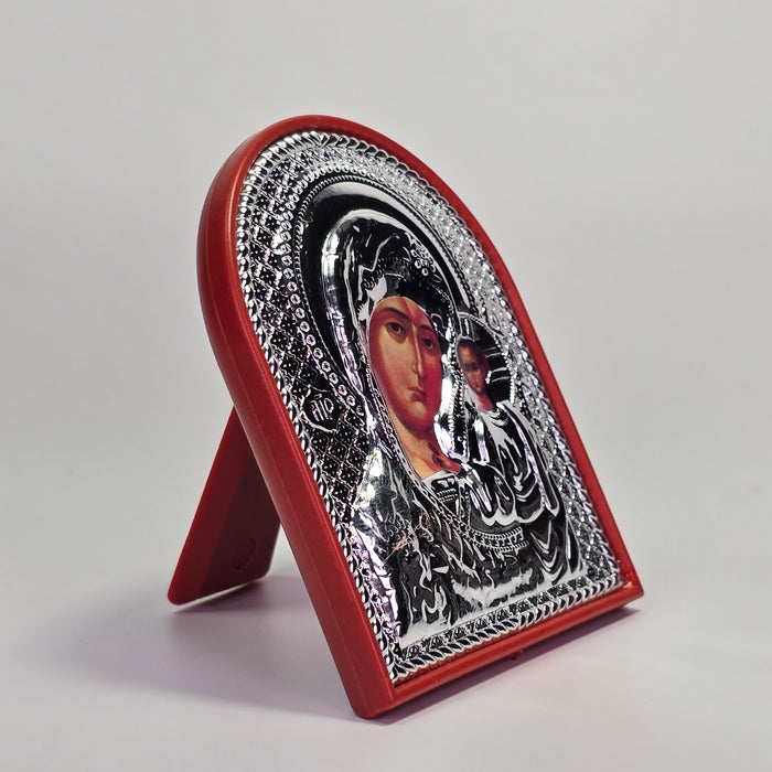 Mother of God Vladimirskaya Silver & Gold-Plated Icon