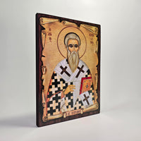 Saint Cyprian Byzantine Icon – Made in Greece, Patra