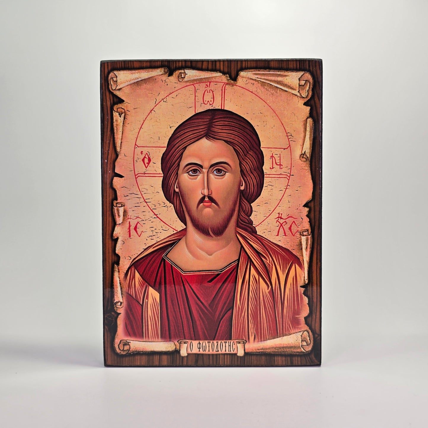 Jesus Christ the Light-Giver Byzantine Icon – Made in Greece