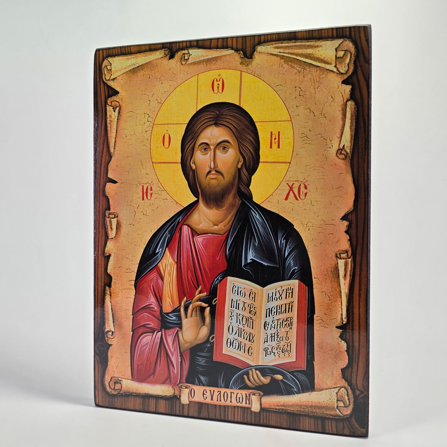 Jesus Christ the Blesser Byzantine Icon – Made in Greece