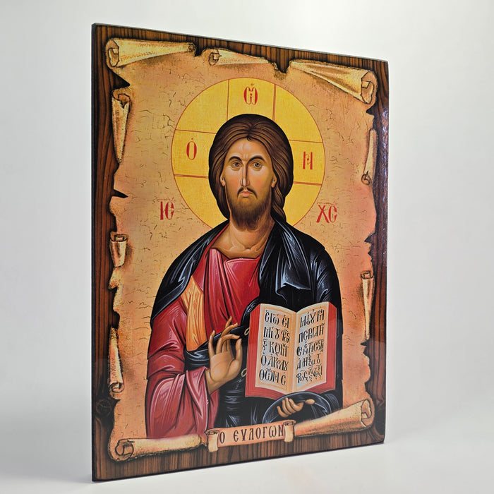 Jesus Christ the Blesser Byzantine Icon – Made in Greece