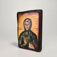 St. Sophia of Kleisoura Byzantine Icon – Handcrafted in Greece, Mount Athos
