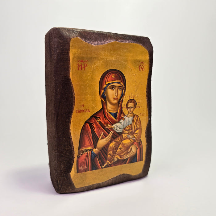 Mother of God Byzantine Icon – Handcrafted in Greece, Mount Athos
