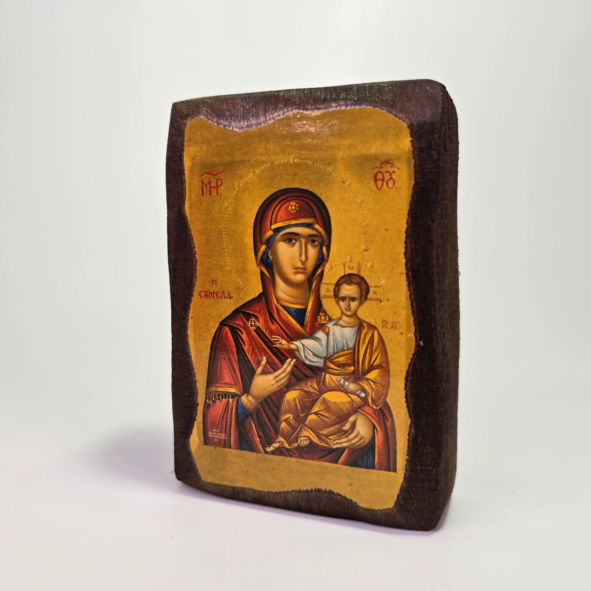 Mother of God Byzantine Icon – Handcrafted in Greece, Mount Athos