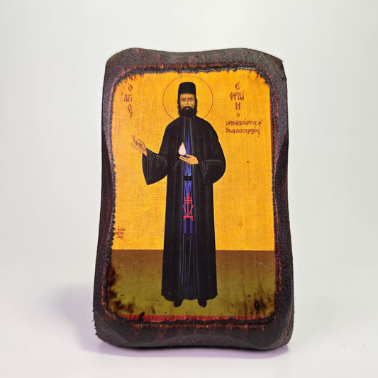 St. Ephraim the New Martyr – Byzantine Icon on Wood