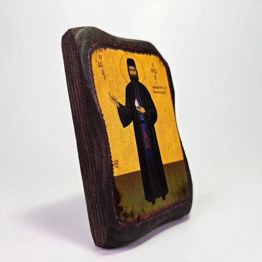 St. Ephraim the New Martyr – Byzantine Icon on Wood