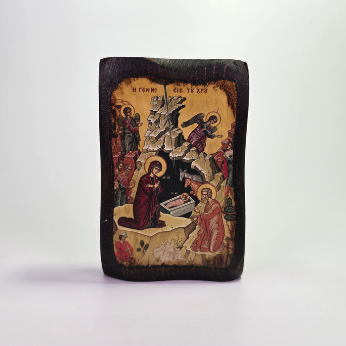 Nativity of Christ Byzantine Icon – Made in Greece