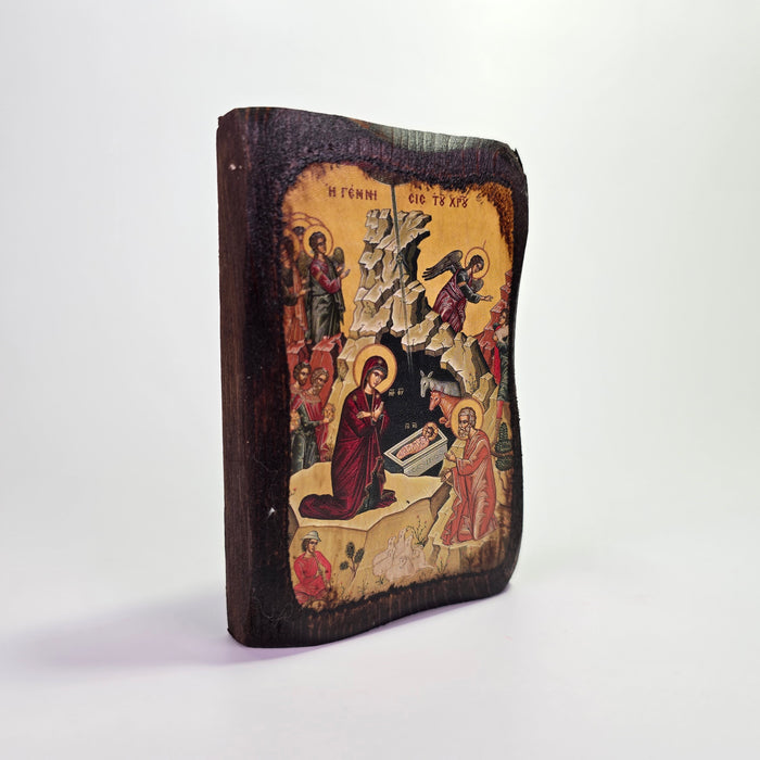 Nativity of Christ Byzantine Icon – Made in Greece