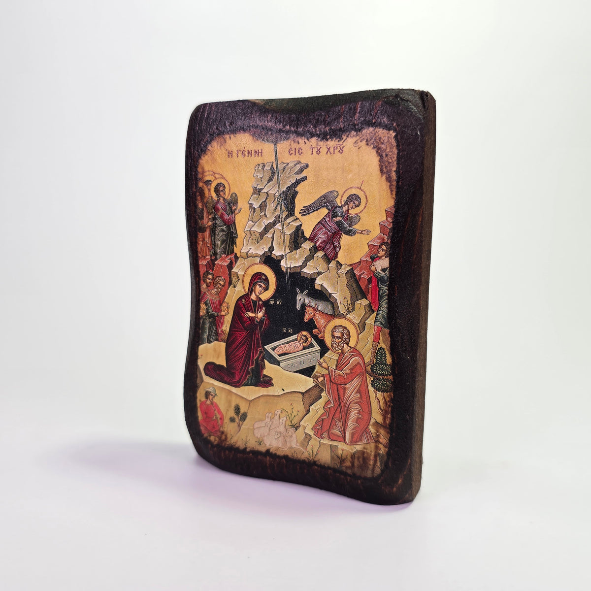 Nativity of Christ Byzantine Icon – Made in Greece