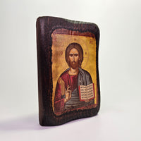 Jesus Christ Byzantine Icon – Handcrafted in Greece, Mount Athos