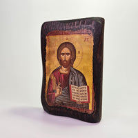 Jesus Christ Byzantine Icon – Handcrafted in Greece, Mount Athos