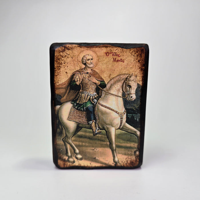 St. Minas Byzantine Icon – Made in Greece