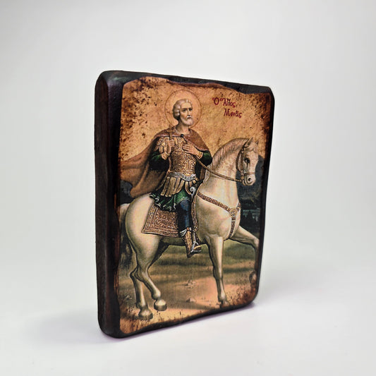 St. Minas Byzantine Icon – Made in Greece