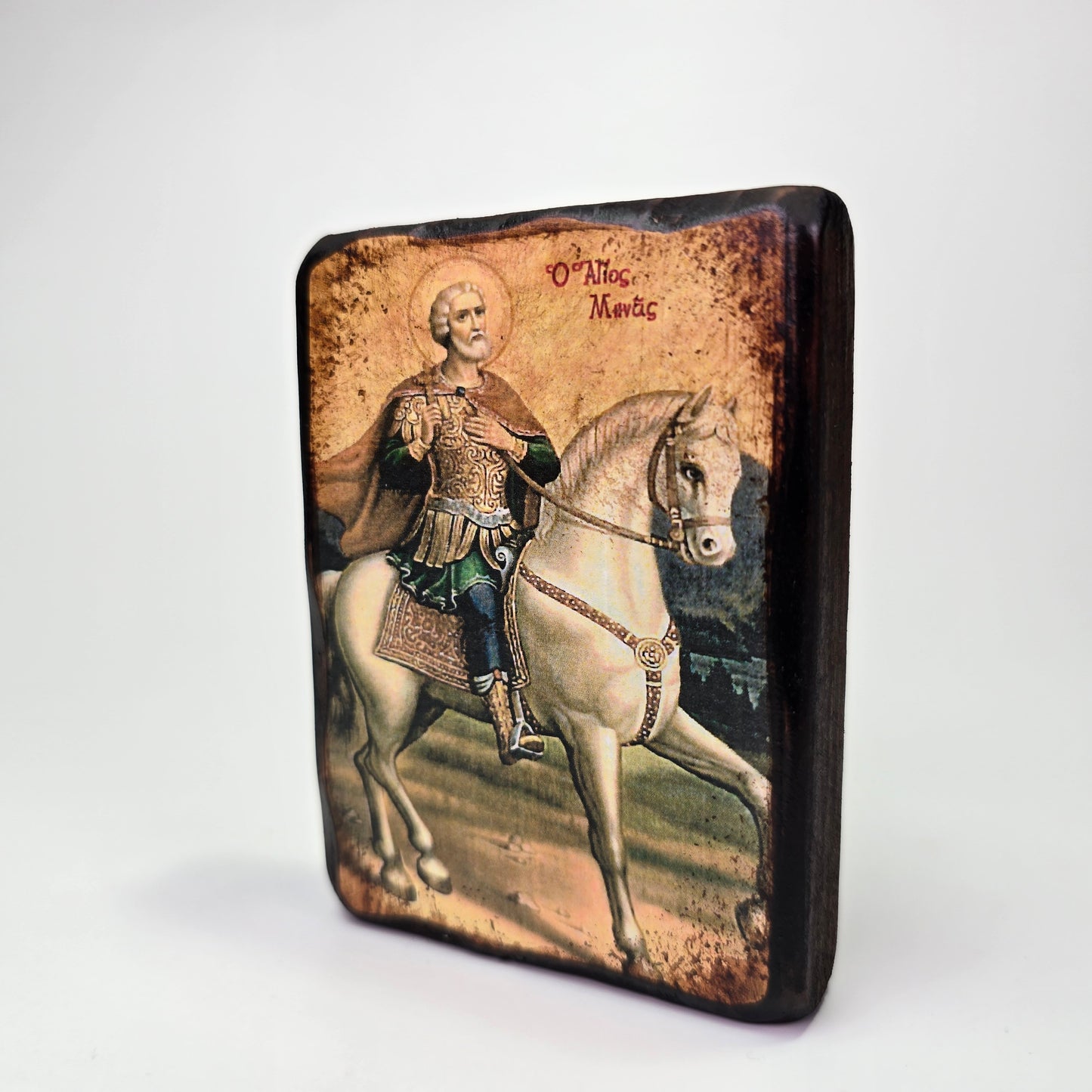 St. Minas Byzantine Icon – Made in Greece