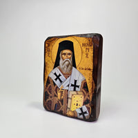 St. Nektarios Byzantine Icon – Made in Greece