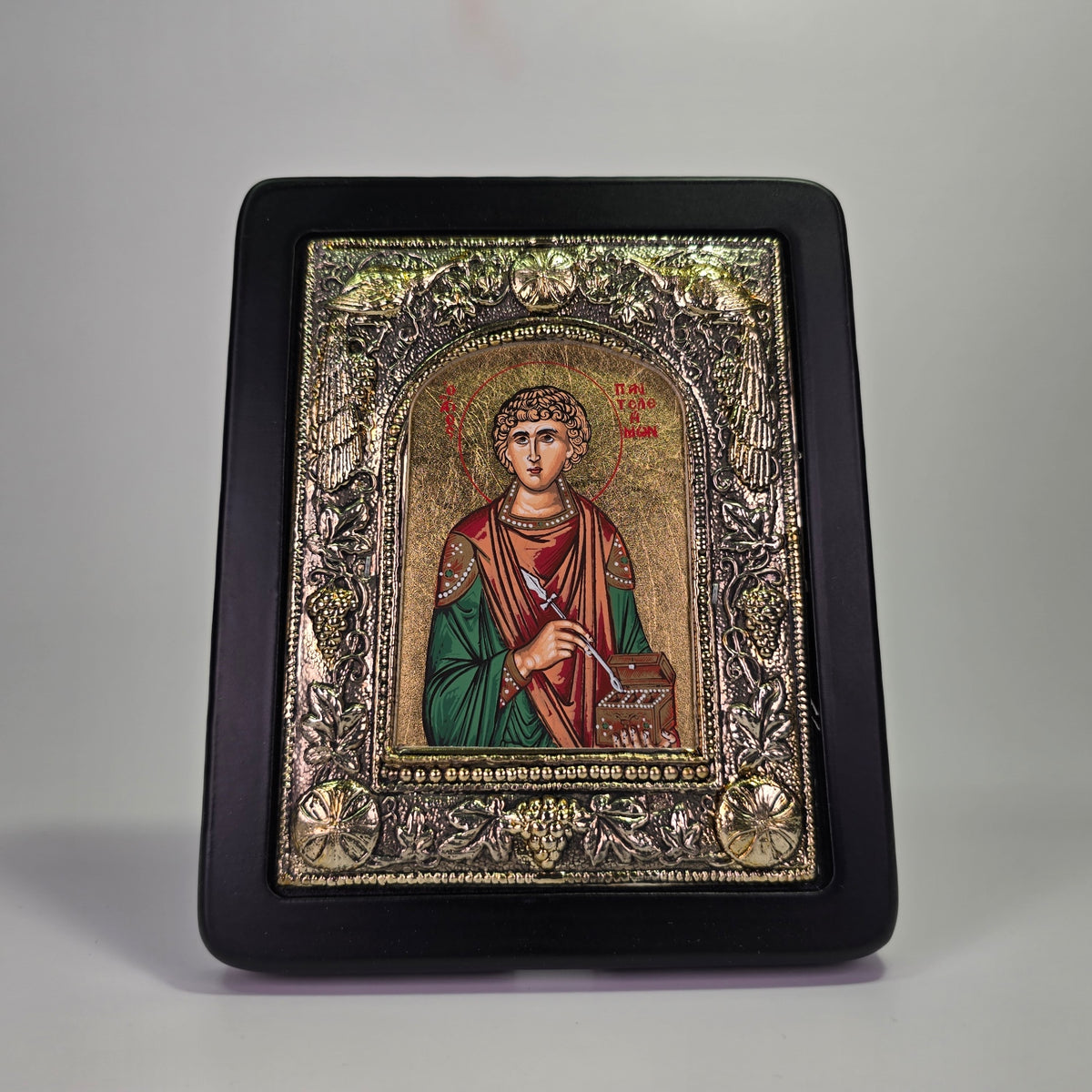 St. Panteleimon Byzantine Icon – Made in Greece