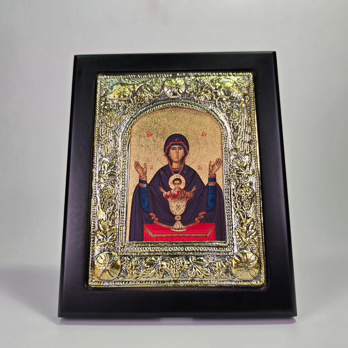 Our Lady of the Inexhaustible Chalice Byzantine Icon – Made in Greece