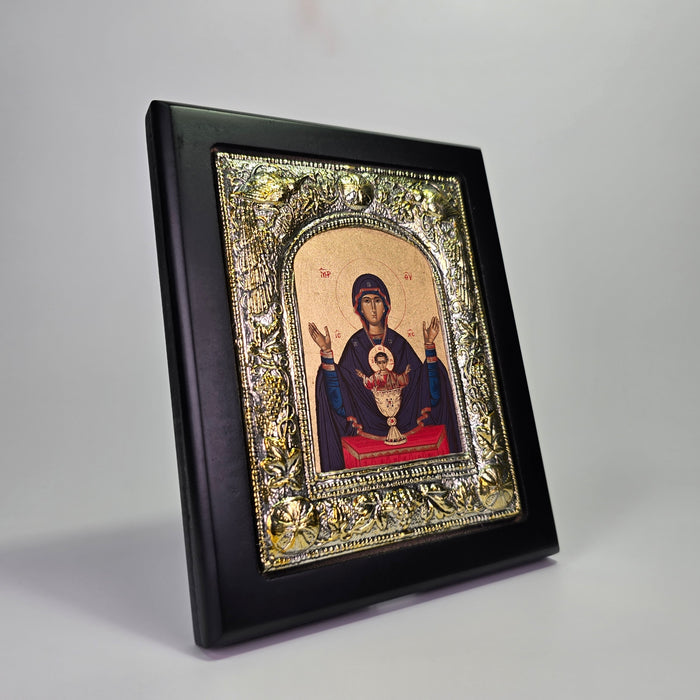 Our Lady of the Inexhaustible Chalice Byzantine Icon – Made in Greece