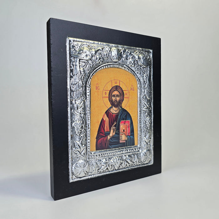 Jesus Christ the Pantocrator Byzantine Icon – Made in Greece