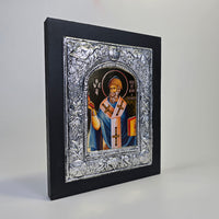 Saint Spyridon Byzantine Icon – Made in Greece