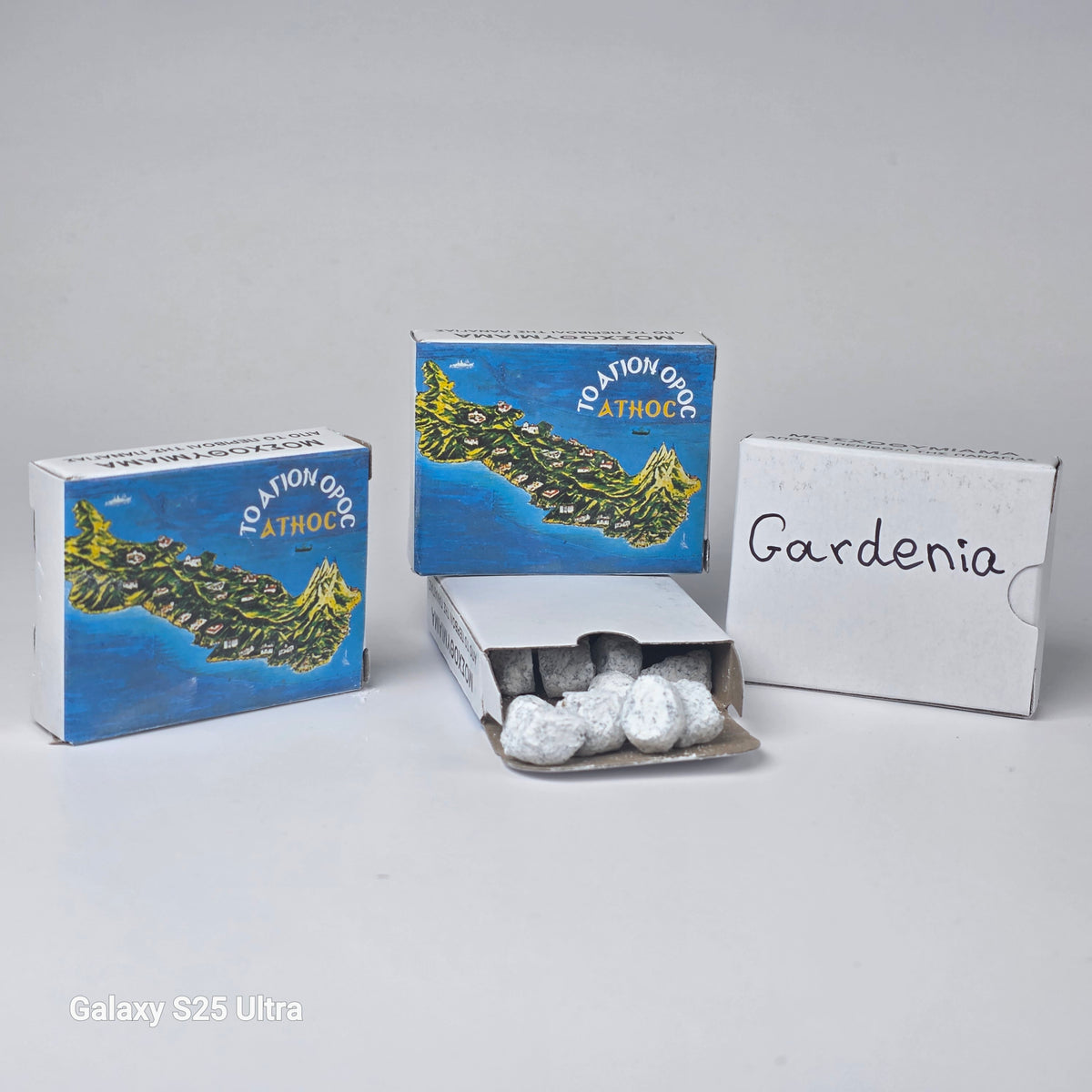 Handmade Gardenia Incense from Mount Athos
