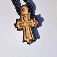 Cross Orthodox Wooden - TINY. 1-1.5 x 0.7 x 0.4 cm