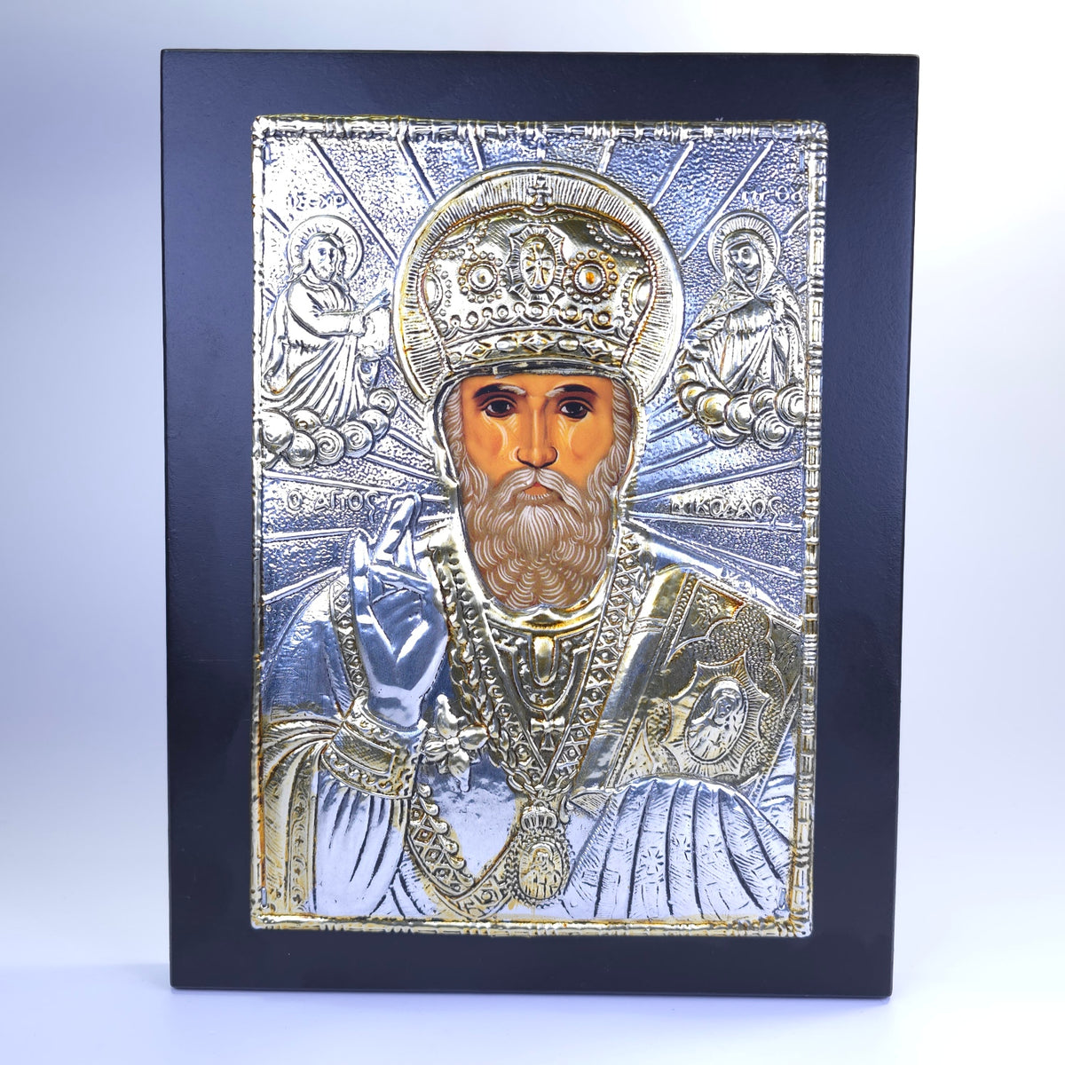 St. Nicholas Byzantine Icon – Made in Greece