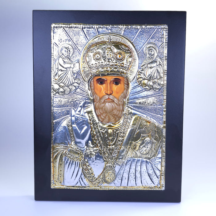 St. Nicholas Byzantine Icon – Made in Greece