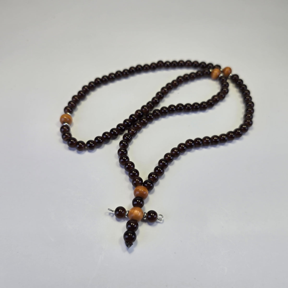 Orthodox Prayer Rope – 100 Beads with Traditional Cross Formation - Made on Mount Athos