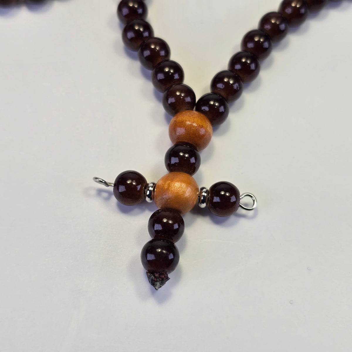 Orthodox Prayer Rope – 100 Beads with Traditional Cross Formation - Made on Mount Athos