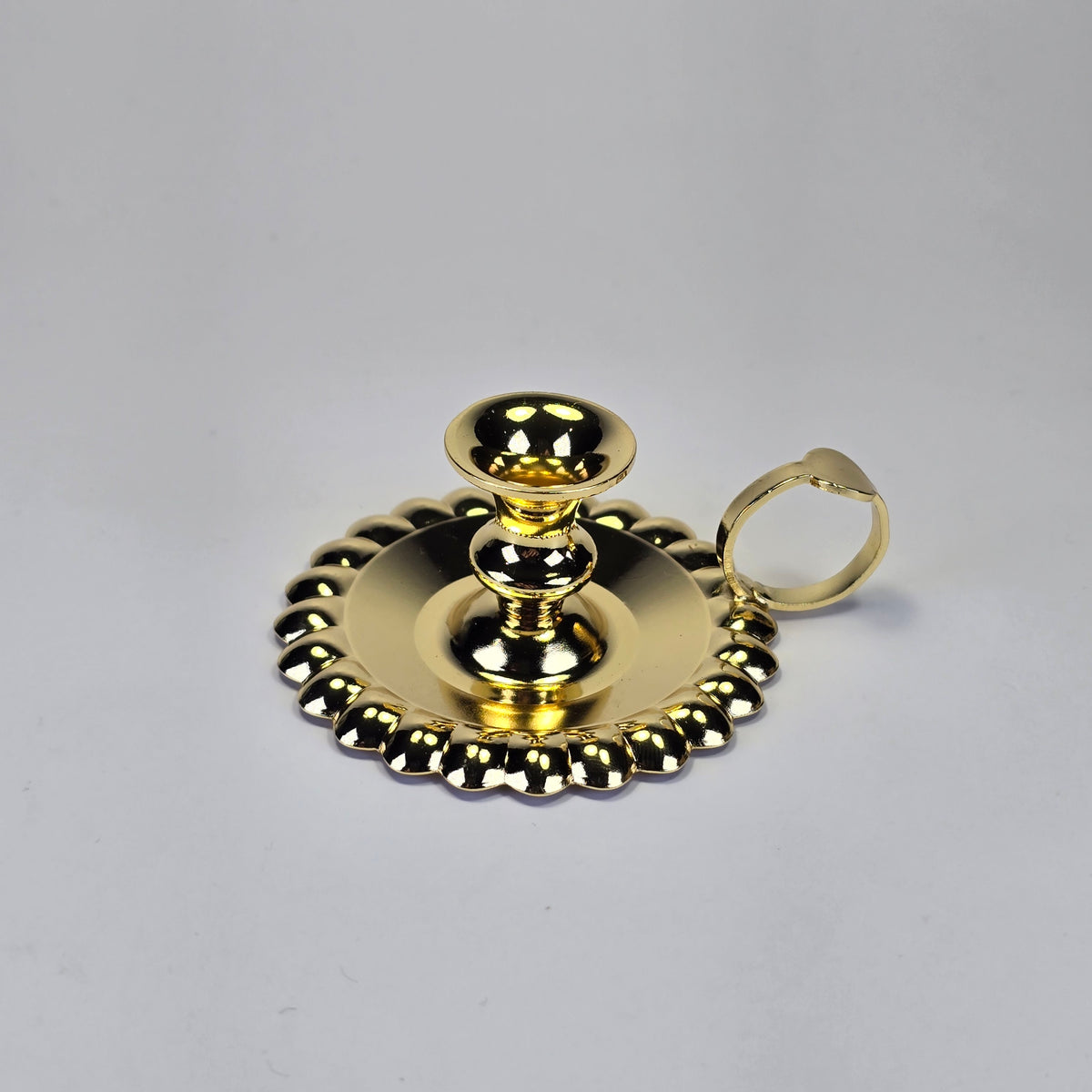 Gold Orthodox Candle Holder – With or Without Handle