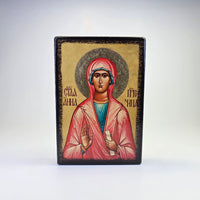Saint Anna the Prophetess Icon – Made in Georgia