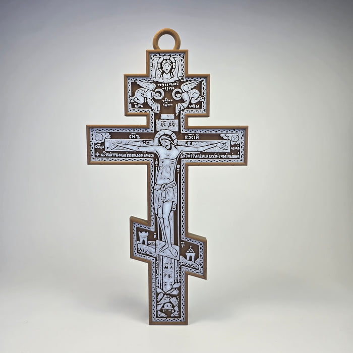 Orthodox Crucifix – Traditional Eastern Christian Cross with Iconographic Detail