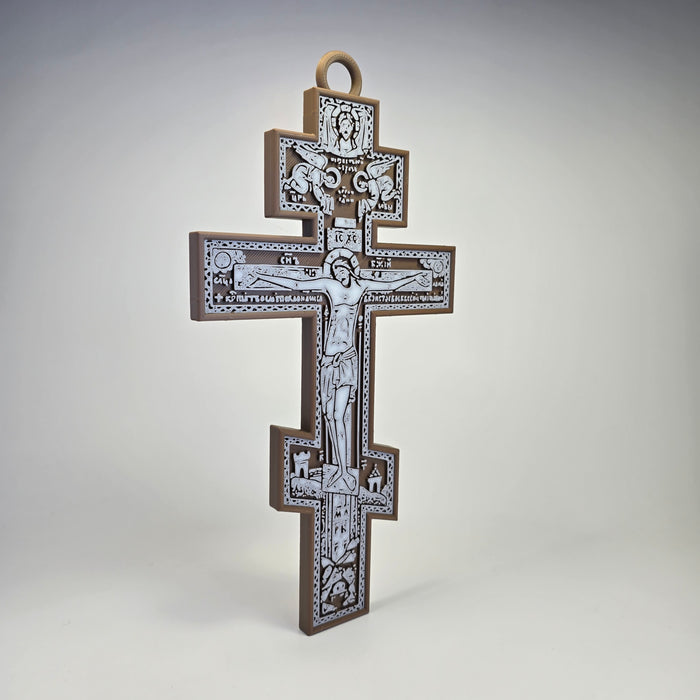 Orthodox Crucifix – Traditional Eastern Christian Cross with Iconographic Detail