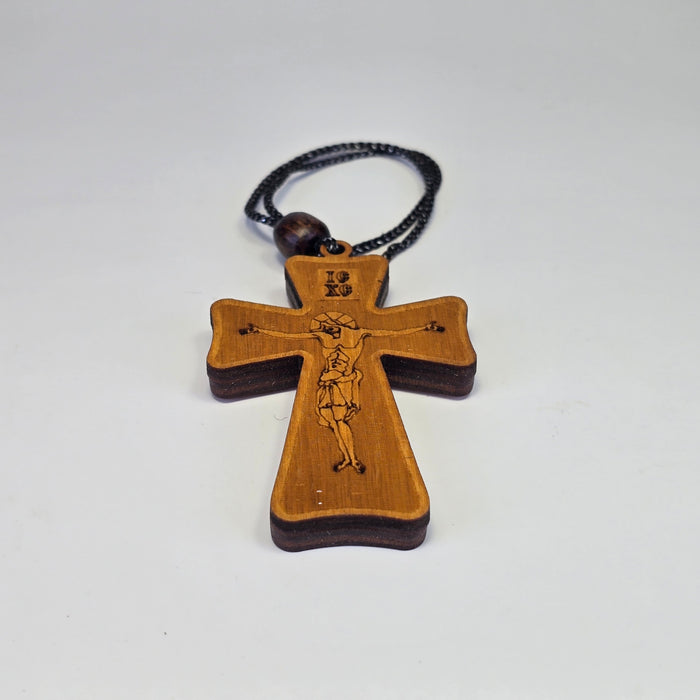 Orthodox Wooden Cross – Home & Car Hanging Crucifix