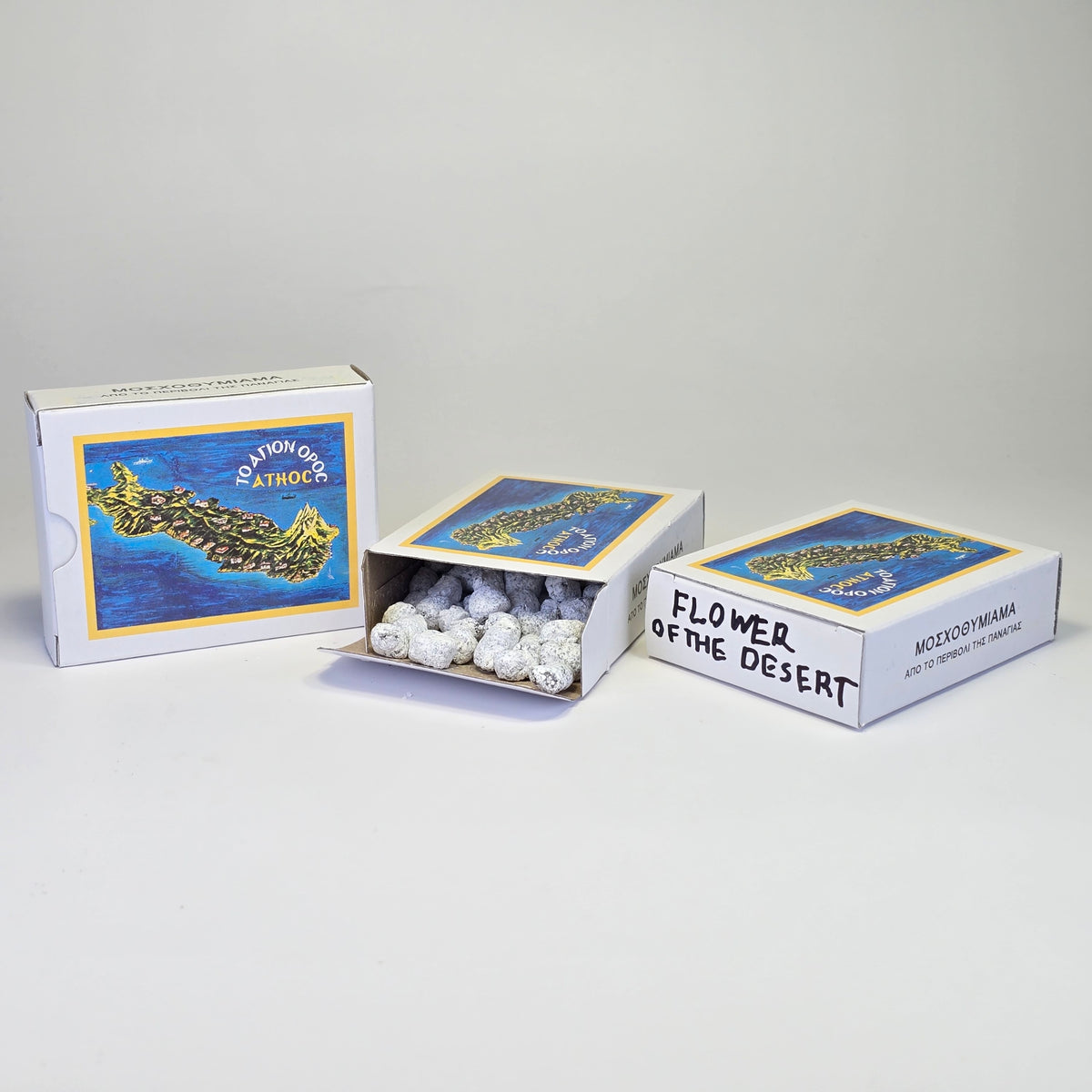 Handmade Flower of the Desert Incense from Mount Athos