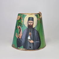 Saint Ephraim of Nea Makri Ceramic Hanging Icon - Made in Saint Ephraim Monastery (Greece)